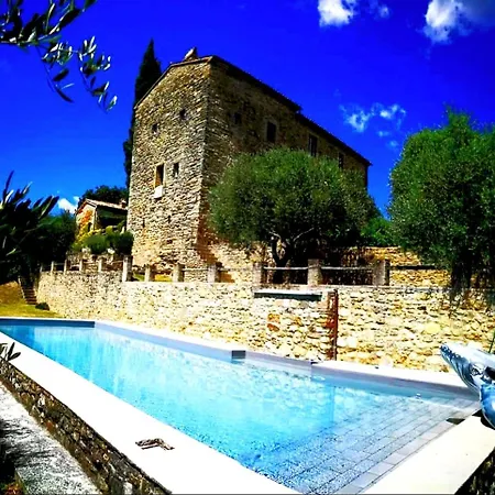 Nel Castello Del Cardaneto Lägenhet Montone (Umbria)